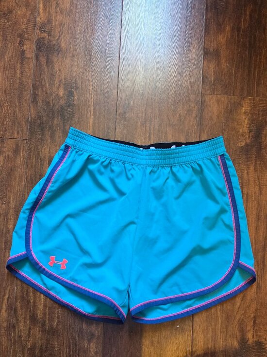 Under Armour Pants - NWT Under Armour: Women's Fly By 2.0 running shorts in Teal, medium